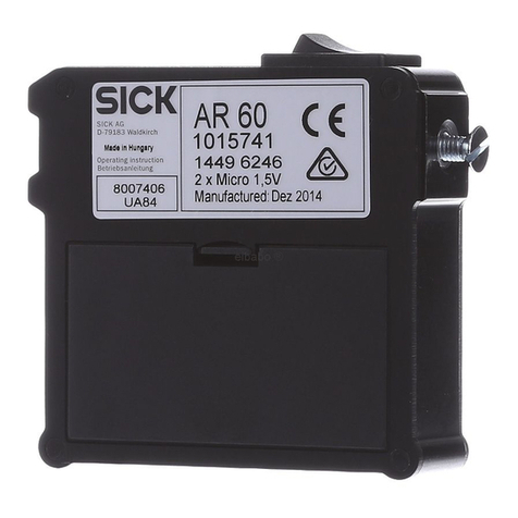 SICK AR60 Manuel utilisateur