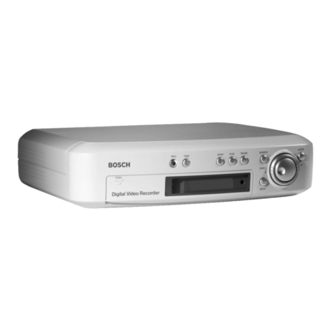 Bosch DVR1A1081 Manuel utilisateur