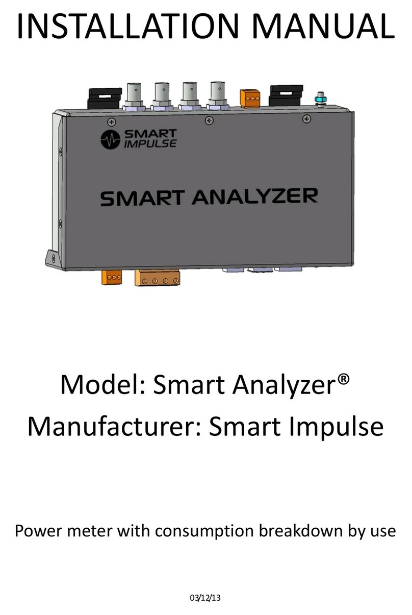 Smart Impulse Smart Analyzer Manuel utilisateur