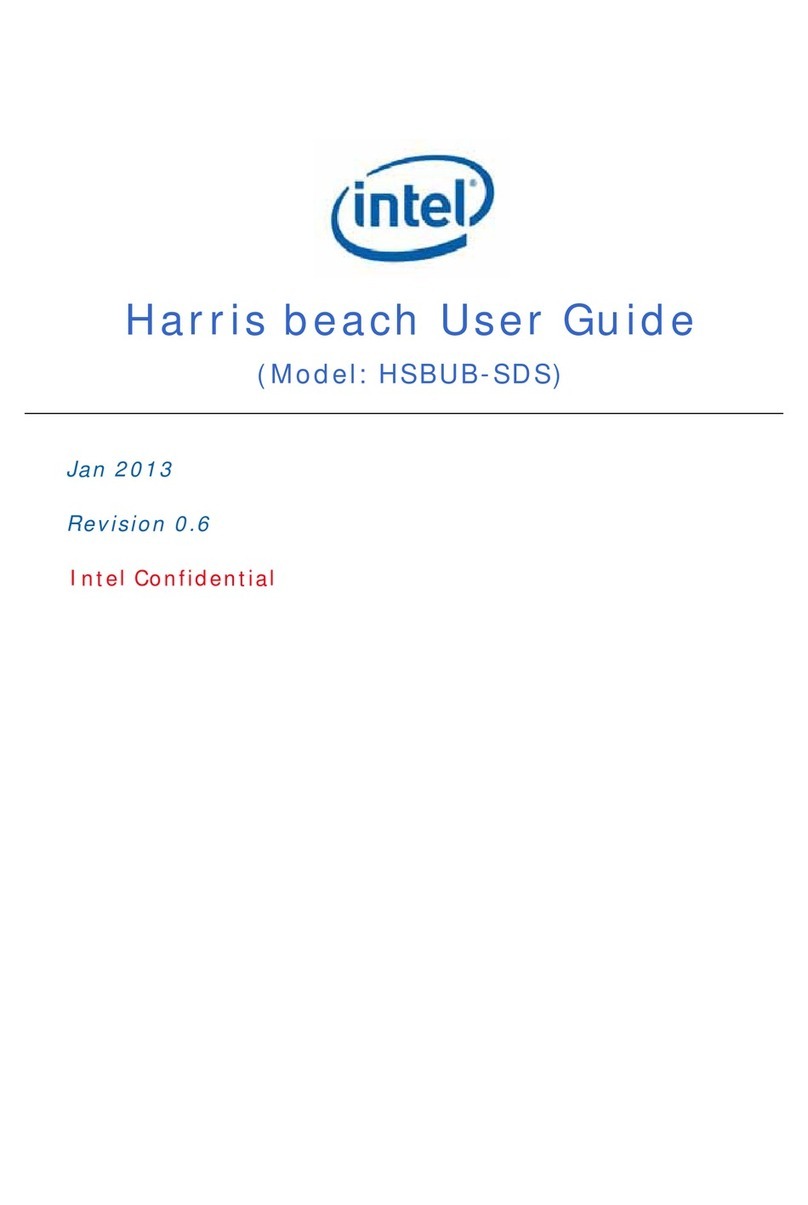 Intel Harris beach HSBUB-SDS Manuel utilisateur