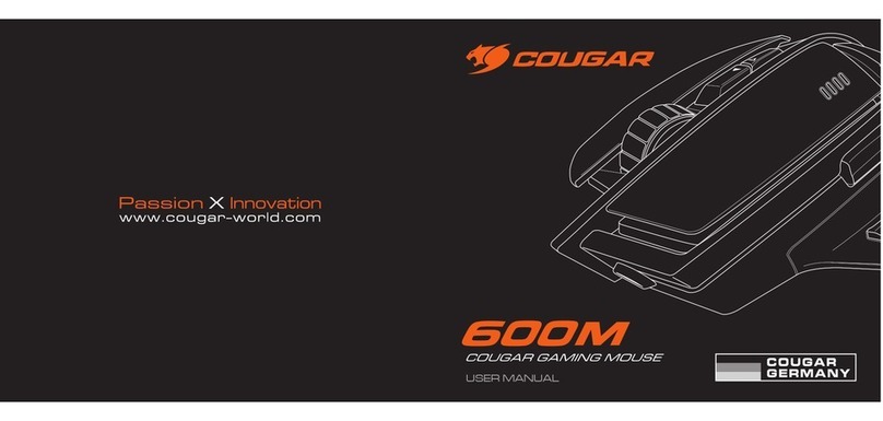 COUGAR 600M Manuel utilisateur