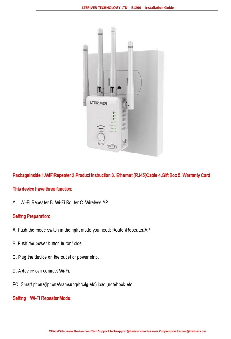 LTERIVER TECHNOLOGY E1200 Manuel utilisateur