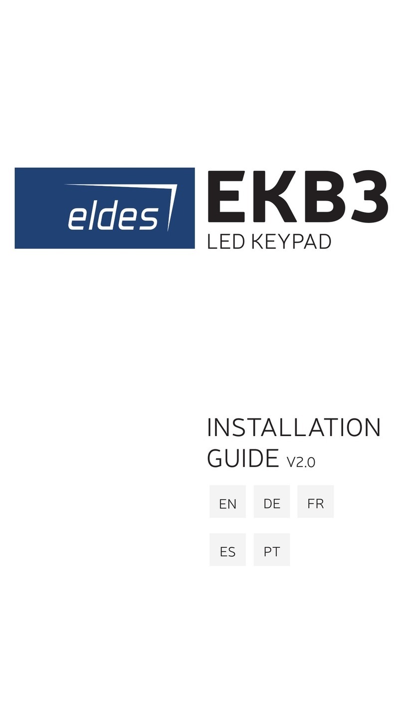 Eldes EKB3 Manuel utilisateur