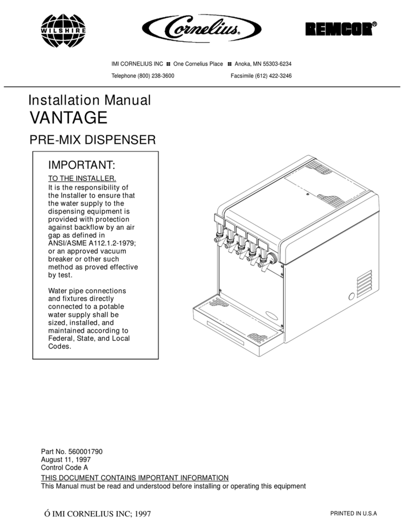 Cornelius VANTAGE Manuel utilisateur