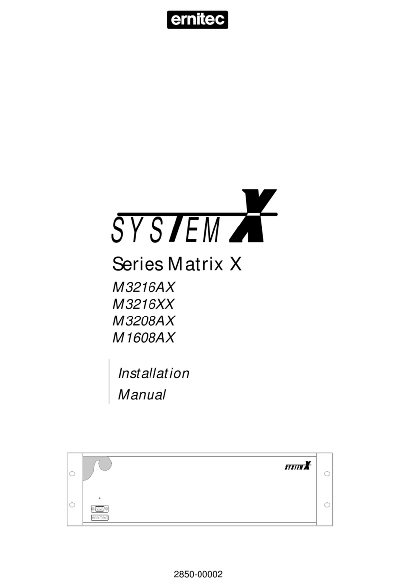 System X Series Matrix X Manuel utilisateur