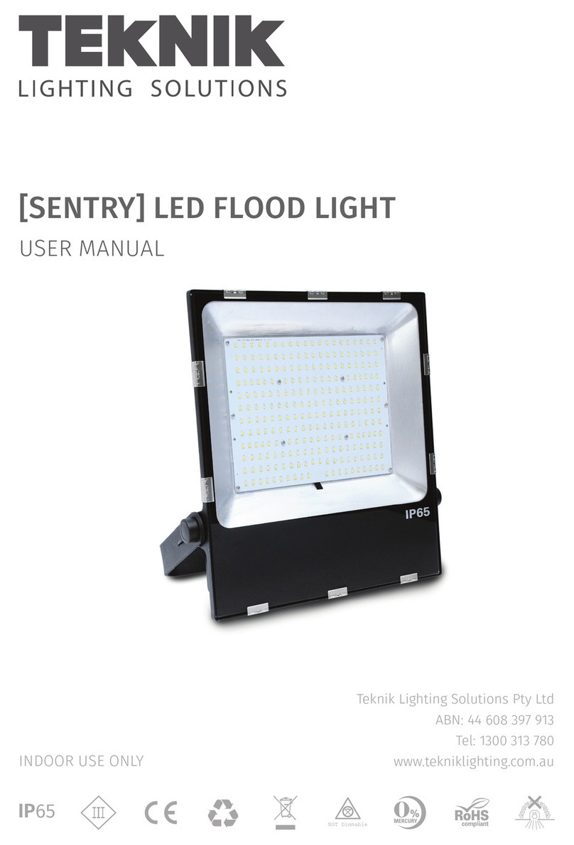 Teknik Sentry Manuel utilisateur
