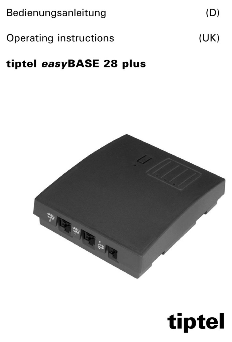 TIPTEL easyBASE 28 plus Manuel utilisateur