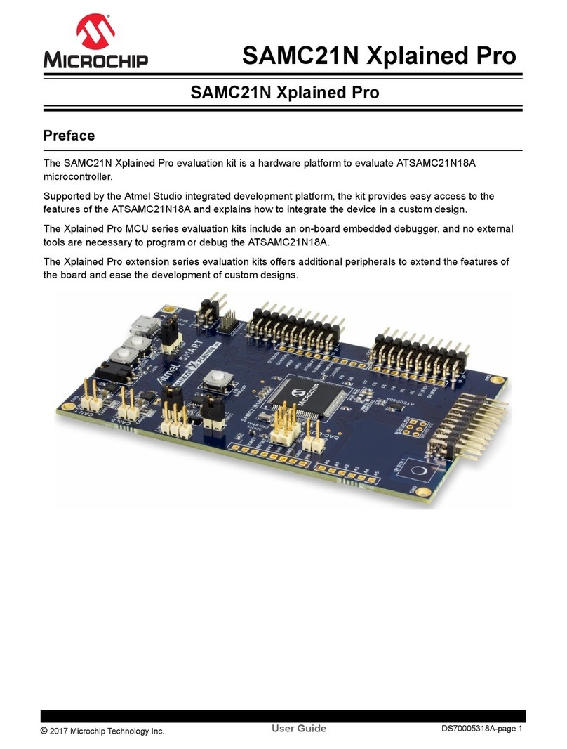 Microchip Technology SAMC21N Xplained Pro Manuel utilisateur