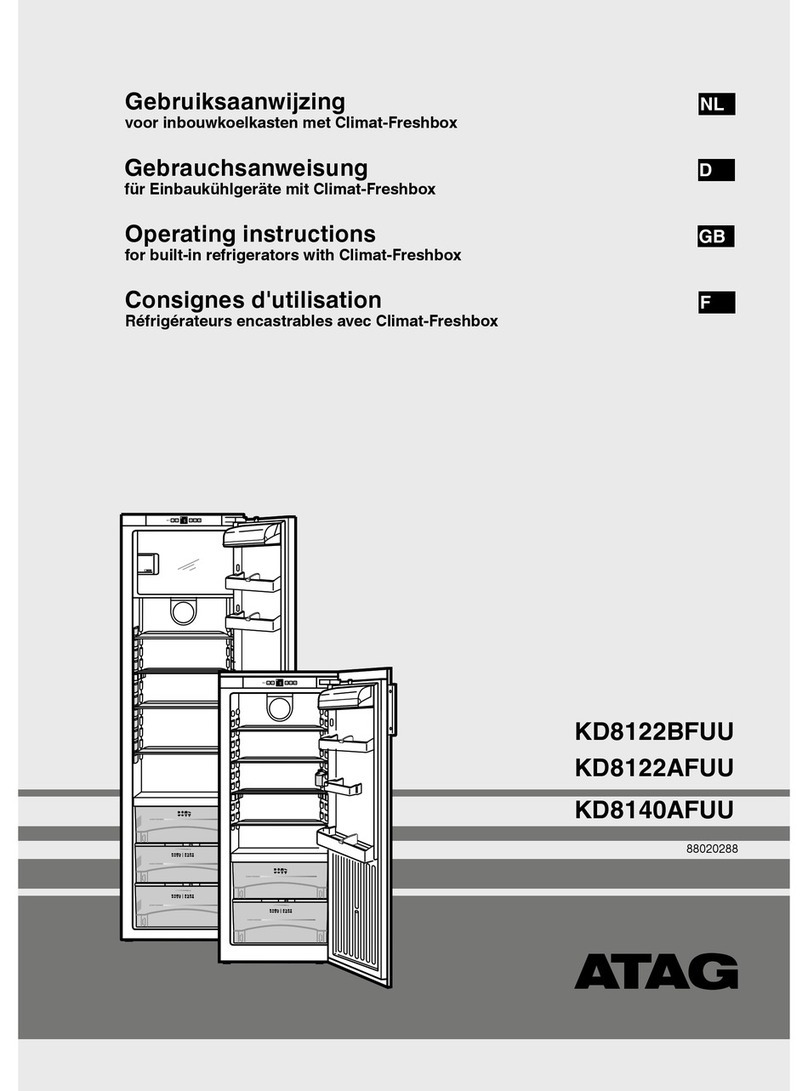 Atag KD8122BFUU Manuel utilisateur