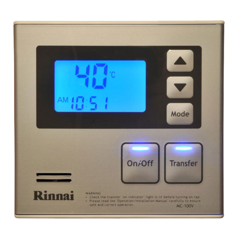 Rinnai MC-100V Fiche technique