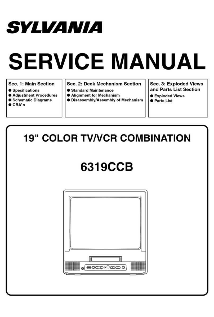 Sylvania 6319CCB Manuel utilisateur Sylvania 6319CCB Manuel utilisateur