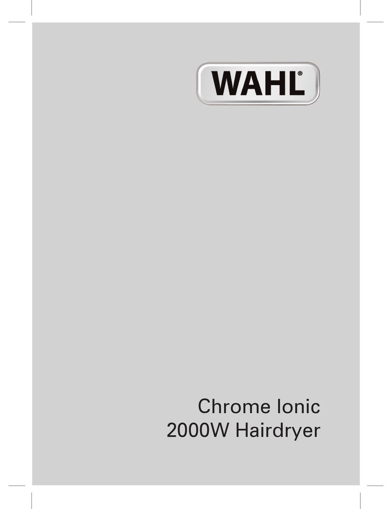 Wahl CHROME IONIC Manuel utilisateur Wahl CHROME IONIC Manuel utilisateur