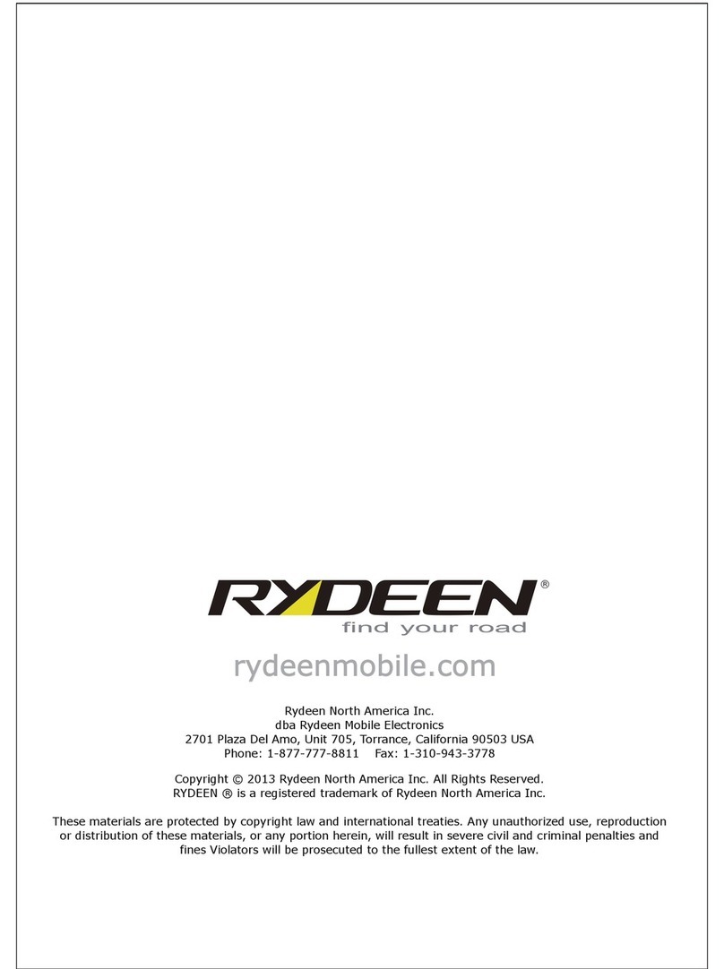 Rydeen RDV360-3D Manuel utilisateur