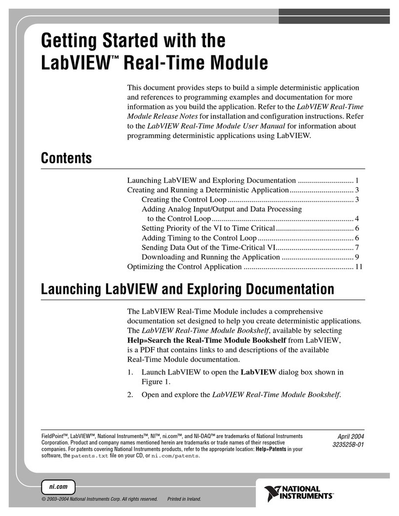 NI LabVIEW Manuel utilisateur