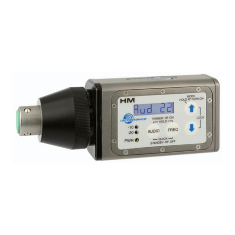 Lectrosonics HM Manuel utilisateur