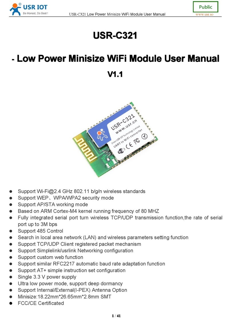 USR IOT USR-C321 Manuel utilisateur