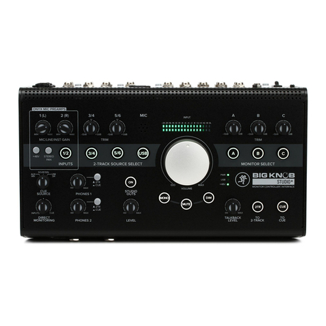 Mackie BIGK NOB Manuel utilisateur