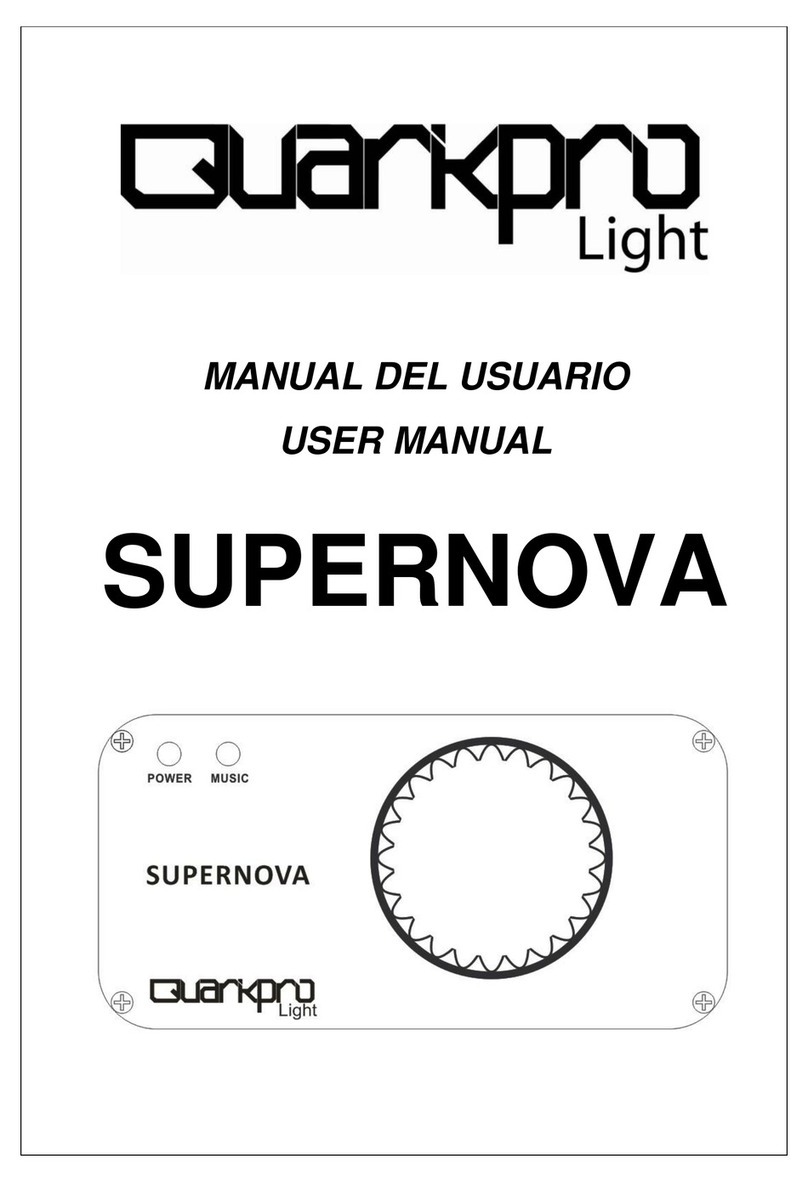 Quarkpro Light supernova Manuel utilisateur