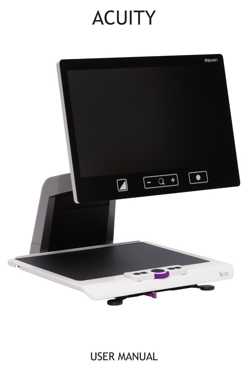 Rehan Electronics Acuity Manuel utilisateur Rehan Electronics Acuity Manuel utilisateur