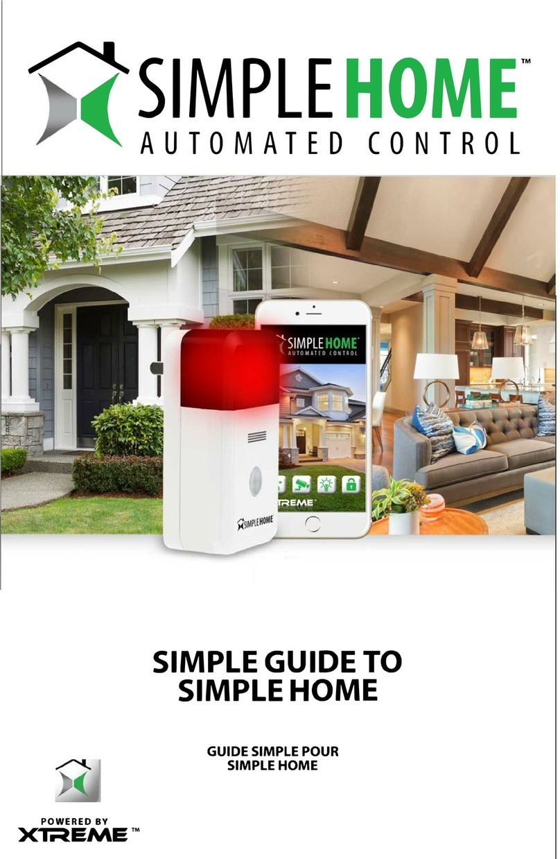 Simple Home XHS7-1002-WHT Manuel utilisateur