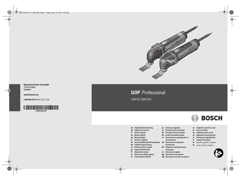 Bosch GOP 250 CE Manuel utilisateur