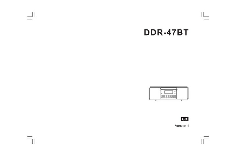 Sangean DDR-47BT Manuel utilisateur