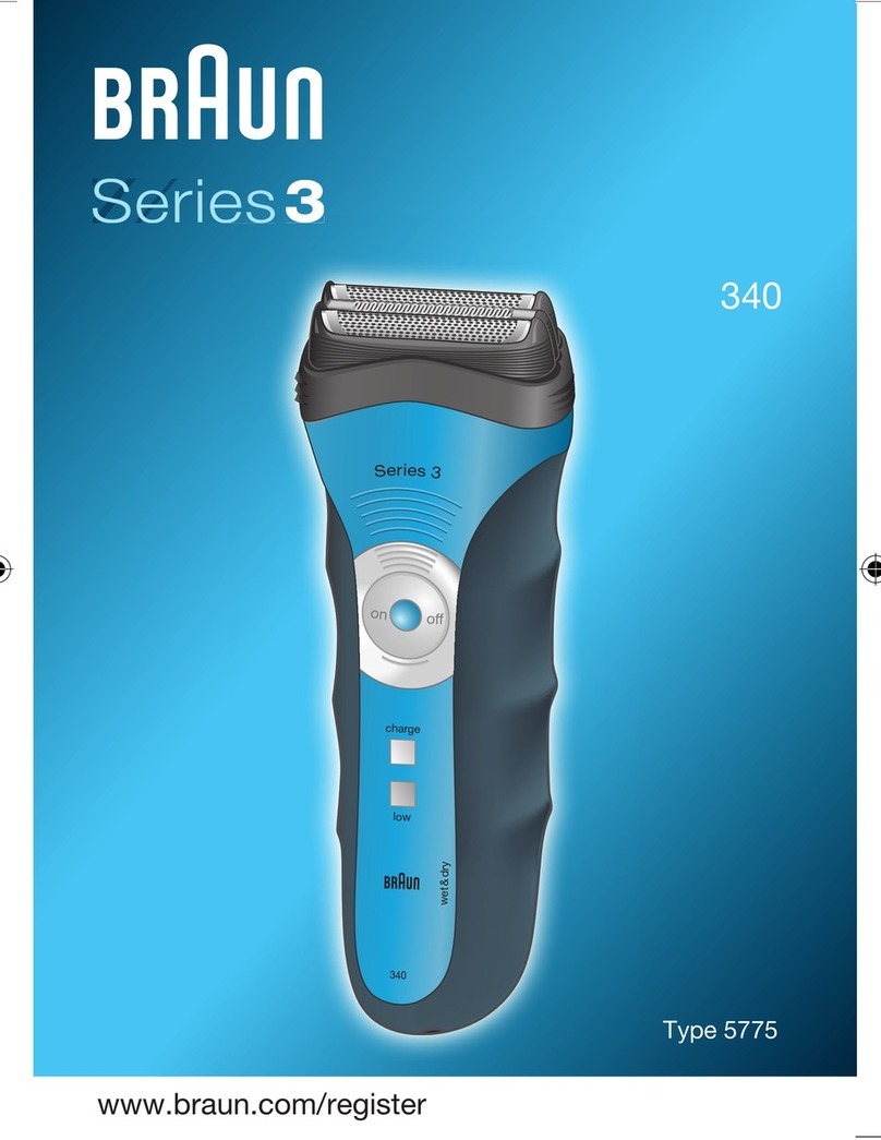 Braun 340 Manuel utilisateur