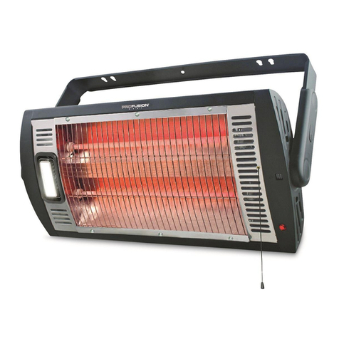 ProFusion Ceiling mounted utility heater Manuel utilisateur