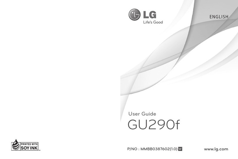 LG GU290f Manuel utilisateur