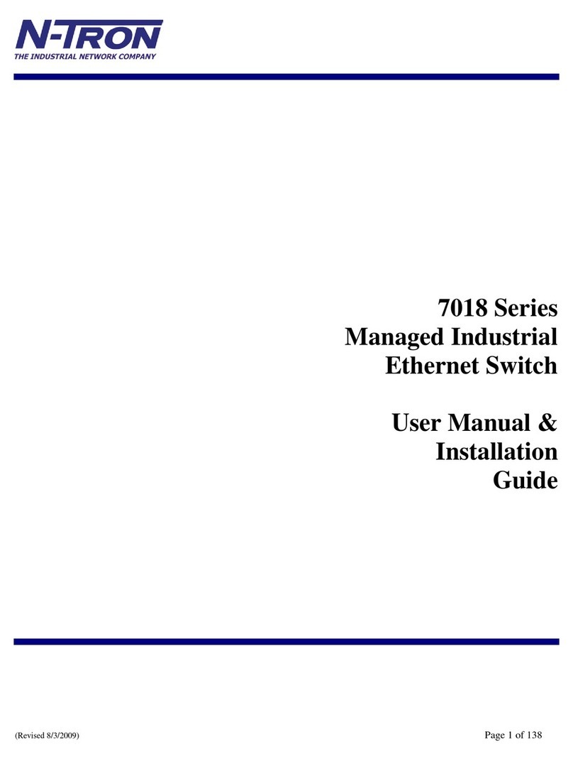 Ntron 7018 Instructions d'installation et d'utilisation