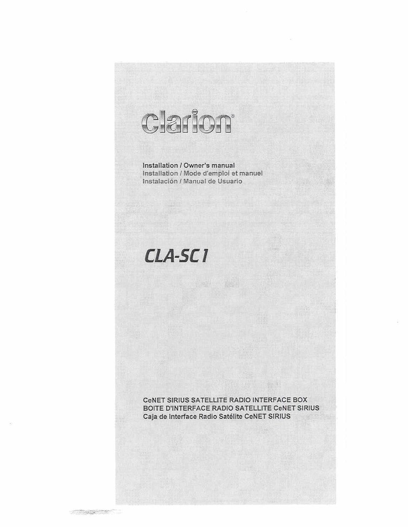 Clarion CLA-SC1 Mode d'emploi