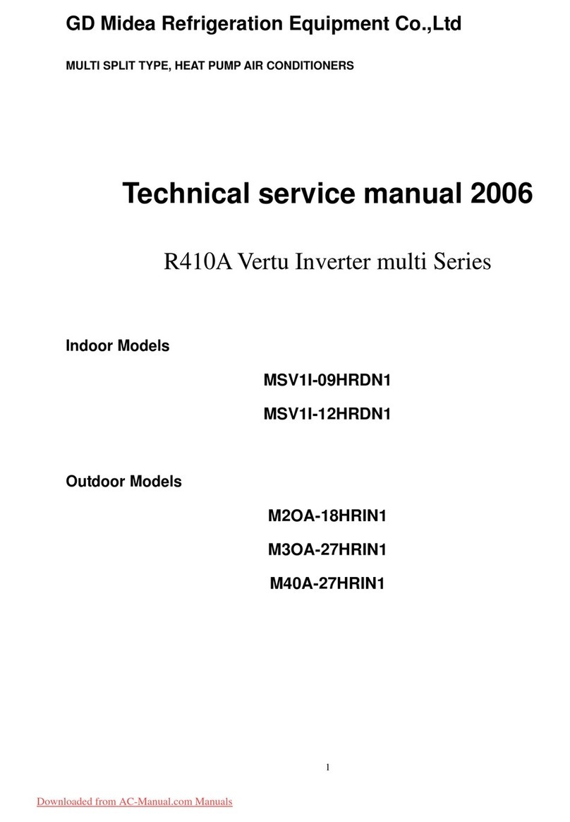 Midea MSV1I-09HRDN1 Manuel d'utilisation