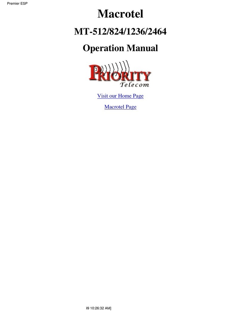 Macrotel MT-512 Manuel utilisateur