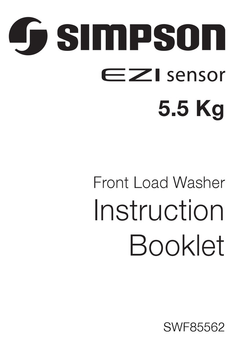 Simpson SWF85562 EZI sensor Manuel utilisateur