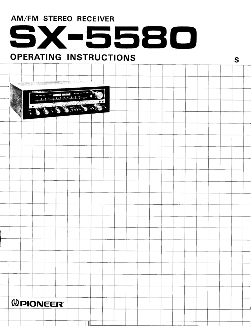Pioneer SX-5580 Manuel utilisateur