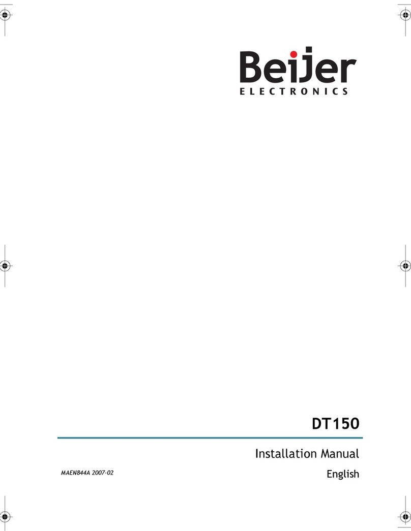 BeiJer DT150 Manuel utilisateur