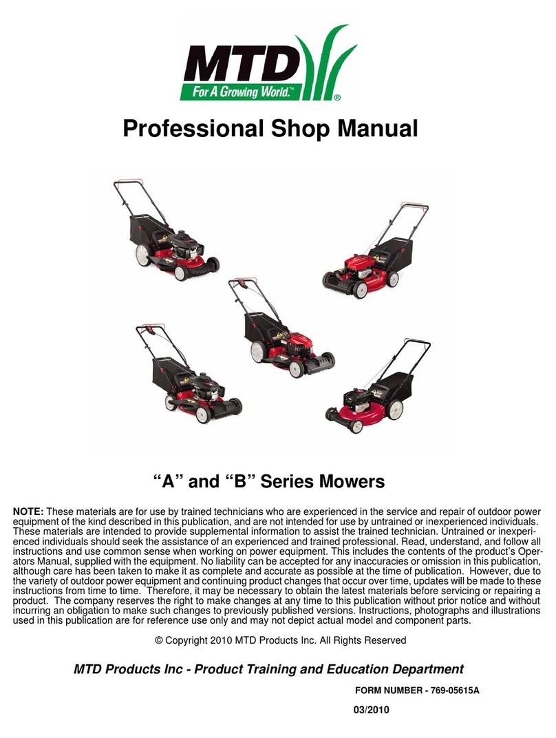 MTD "A" Series Manuel utilisateur