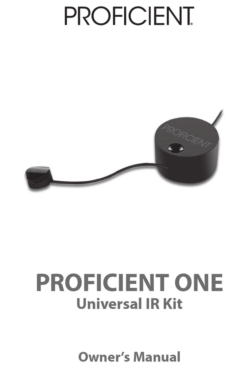 Proficient One Manuel utilisateur