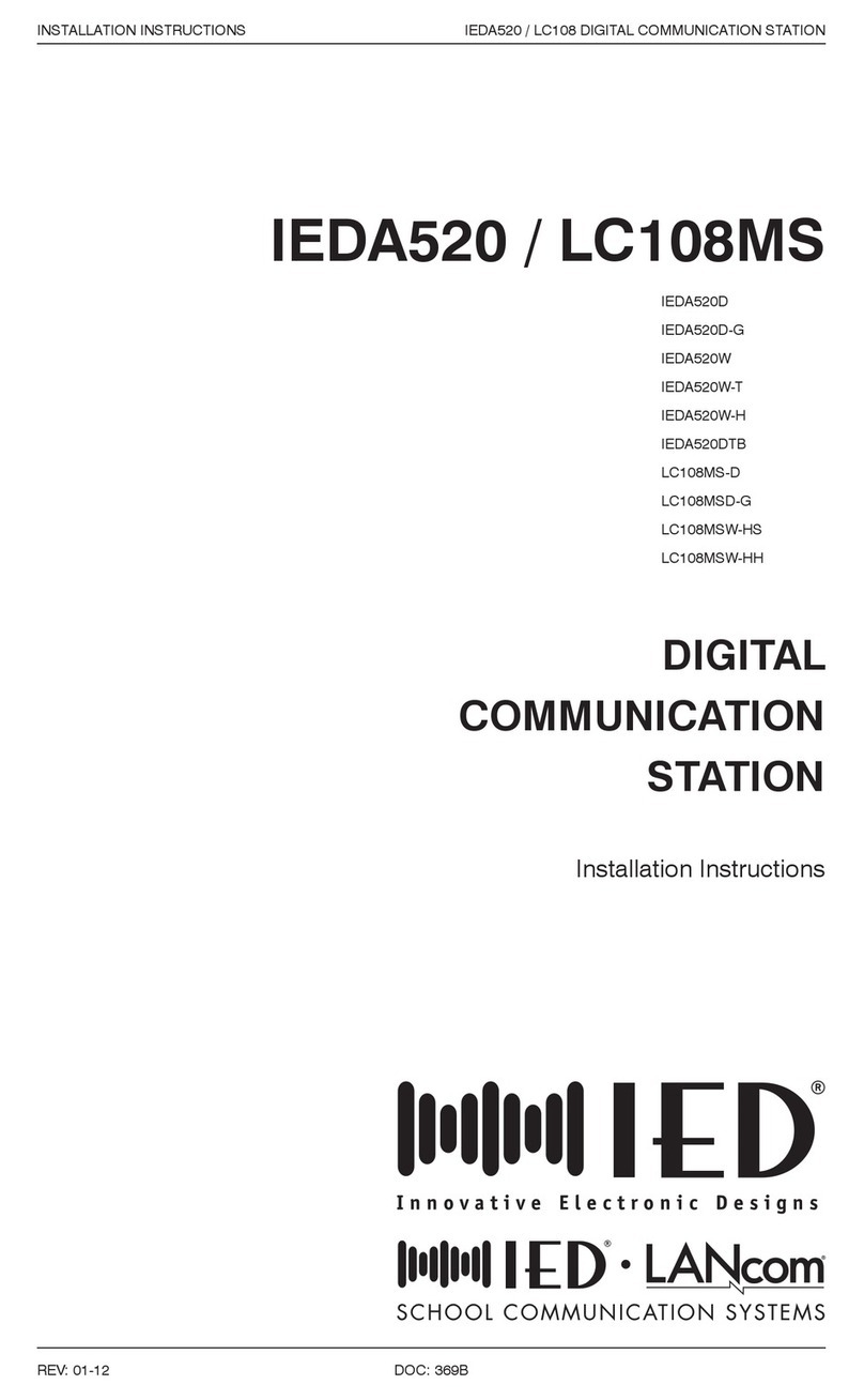 IED Globalcom IEDA520 Manuel utilisateur