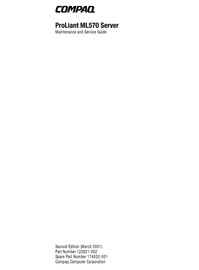 Compaq ML570 - ProLiant - G2 Manuel