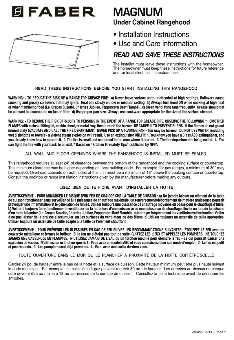 Faber Magnum Manuel utilisateur