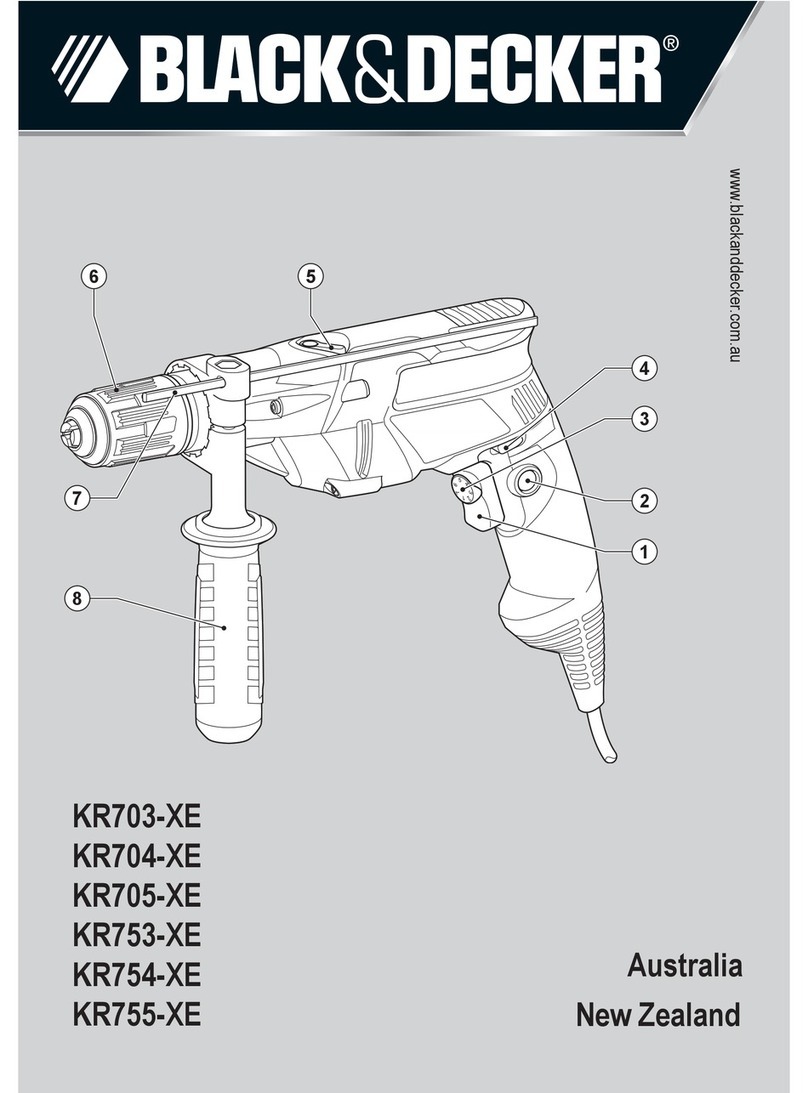 Black & Decker KR703-XE Manuel utilisateur