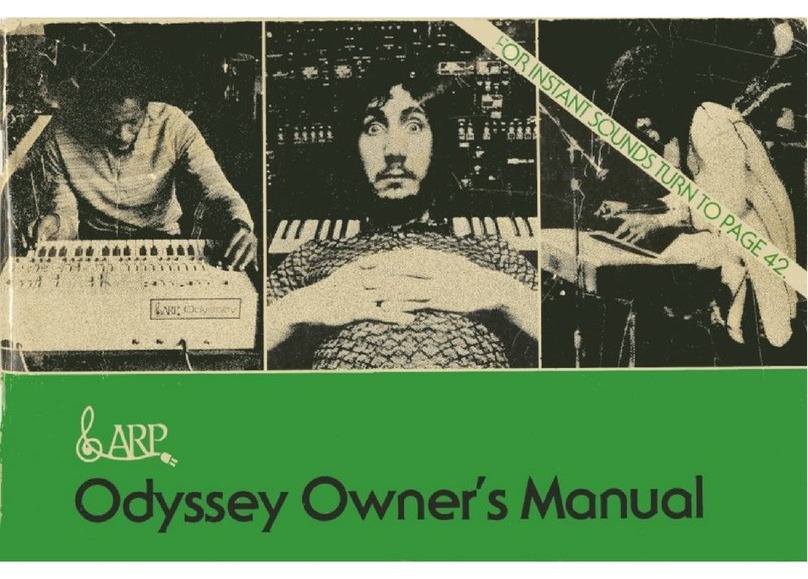 ARP Odessey Manuel utilisateur