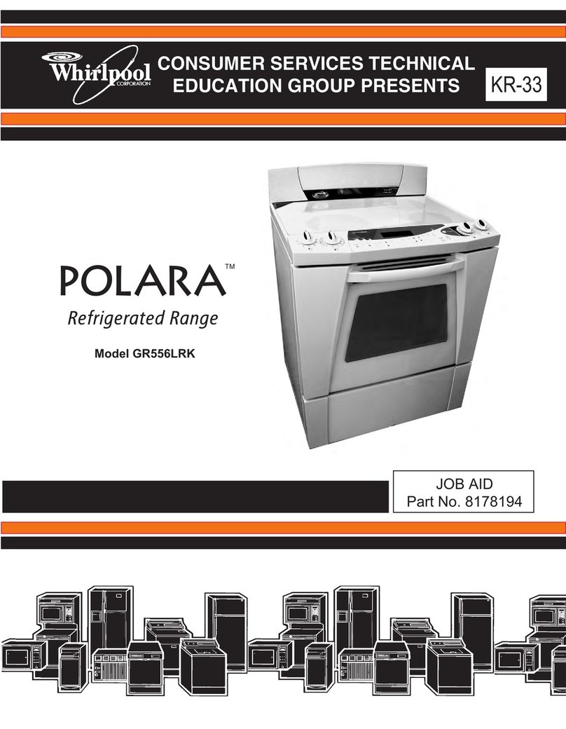 Whirlpool Polara GR556LRK Manuel utilisateur