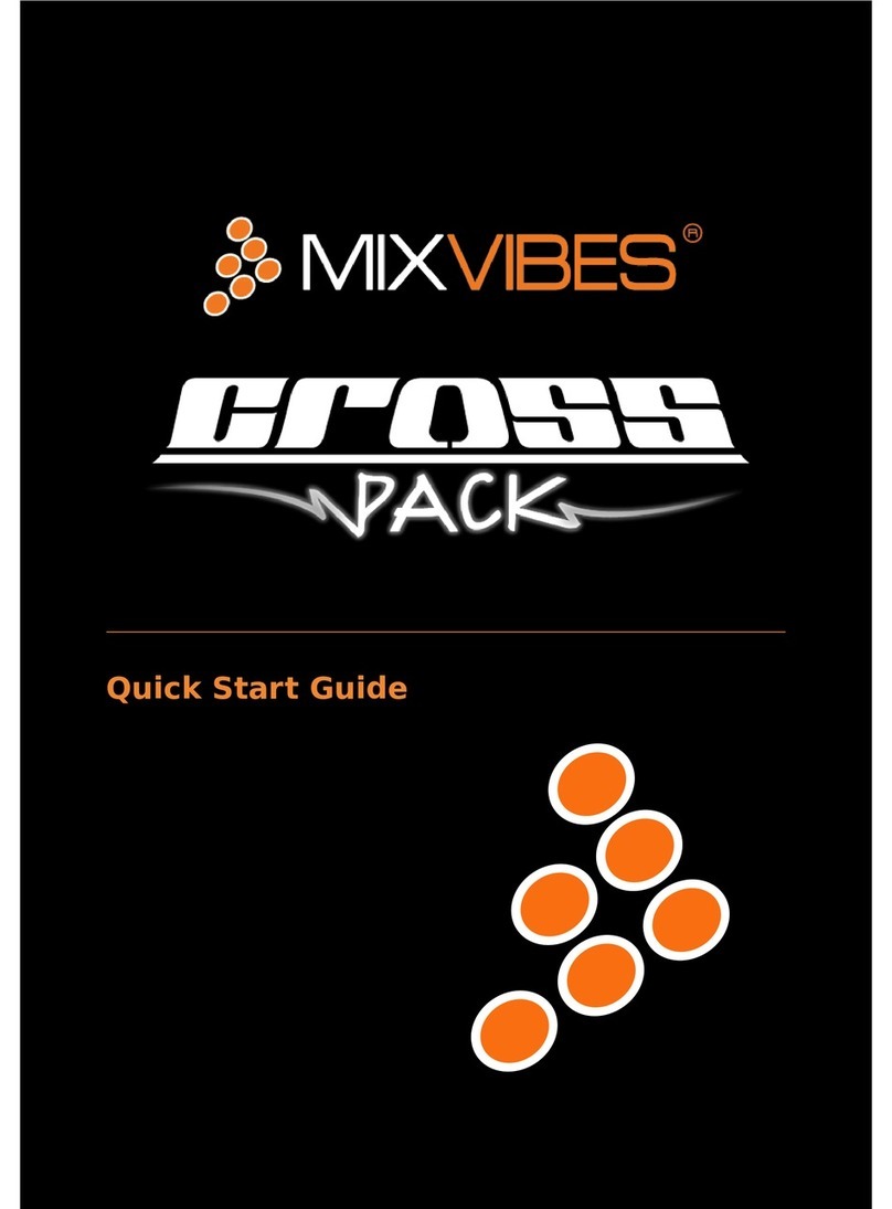 MIXVIBES Cross Pack Manuel utilisateur