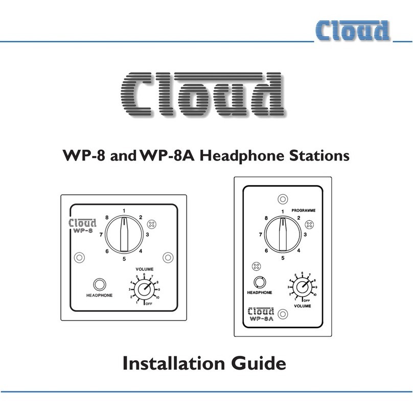 Cload WP-8 Manuel utilisateur