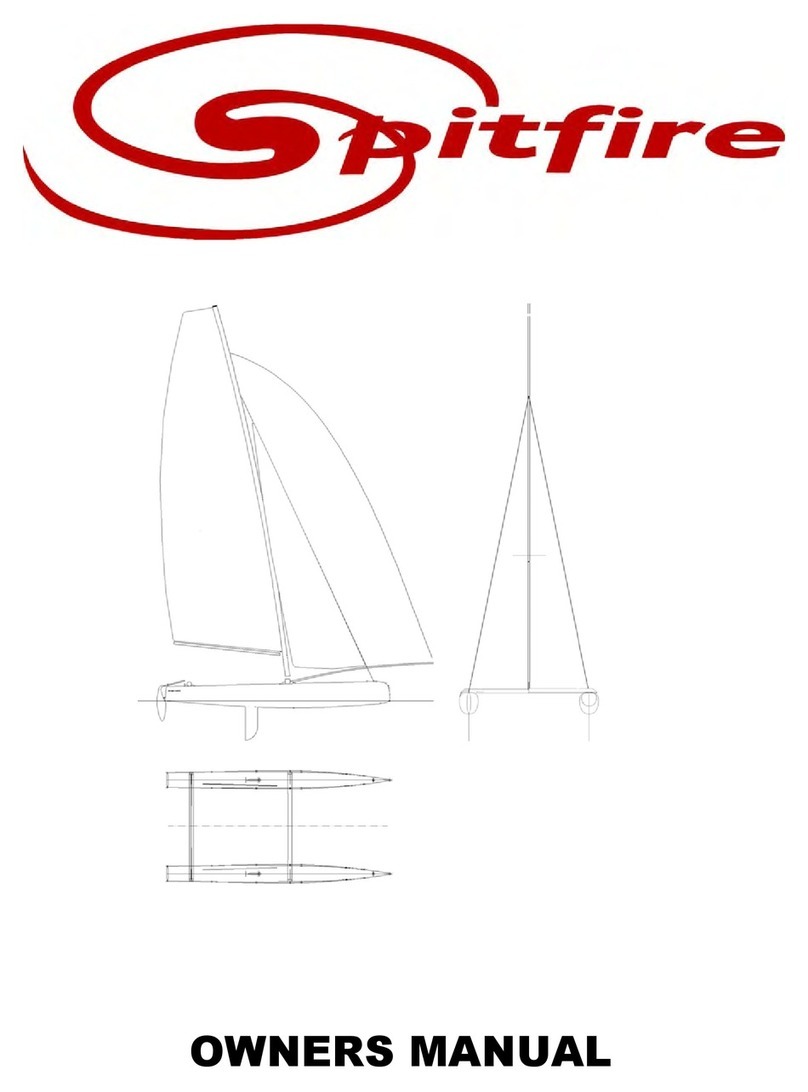 Spitfire Sail Boat Manuel utilisateur