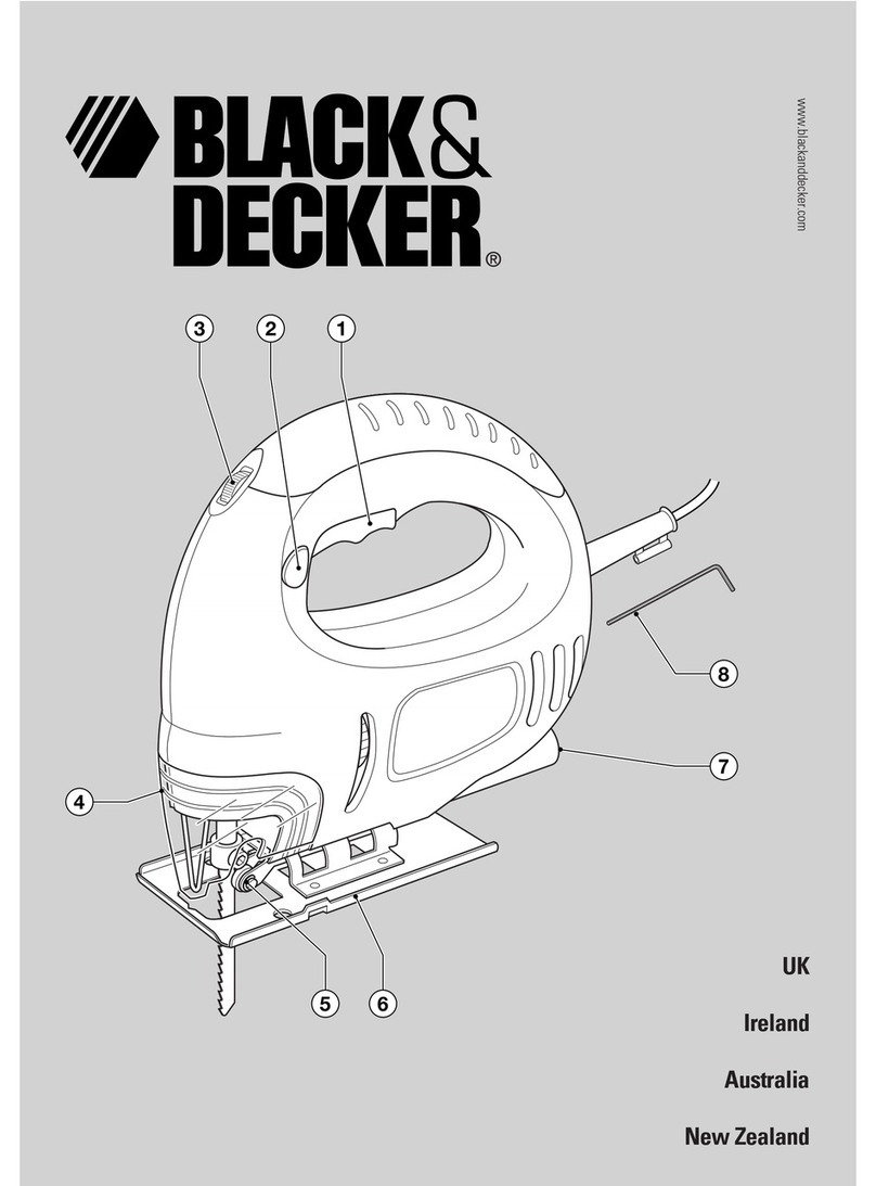 Black & Decker Jigsaw Manuel utilisateur