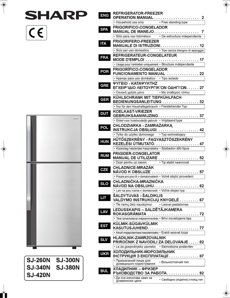 Sharp SJ-260N Manuel utilisateur