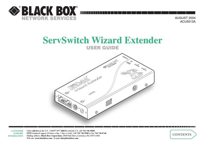 Black Box ServSwitch ACU5013A Manuel utilisateur